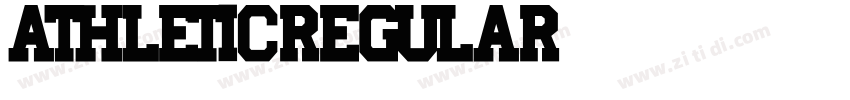 Athletic Regular字体转换